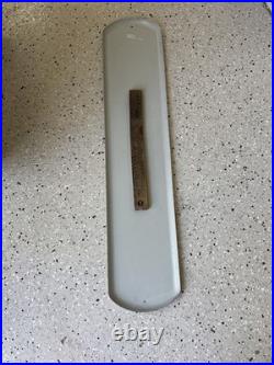 Vintage Carlo Peruzzi Ice Cream Metal Sign Thermometer Advertising 38x8 USA