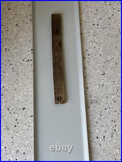 Vintage Carlo Peruzzi Ice Cream Metal Sign Thermometer Advertising 38x8 USA