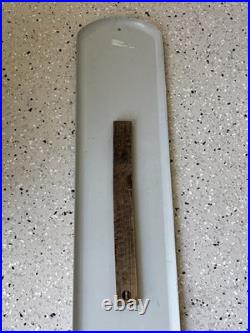 Vintage Carlo Peruzzi Ice Cream Metal Sign Thermometer Advertising 38x8 USA