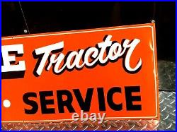 Vintage Case Tractor Sales Service Hand Painted Farm Machinery DEALERSHIP SIGN