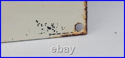 Vintage Casino Gambling Riverboat Rustic Porcelain Enameled Metal Sign