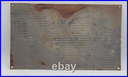 Vintage Casino Gambling Riverboat Rustic Porcelain Enameled Metal Sign