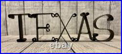 Vintage Cast Iron Texas Hanging Porch Wall Decor Sign Uncommon