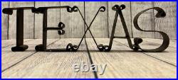 Vintage Cast Iron Texas Hanging Porch Wall Decor Sign Uncommon
