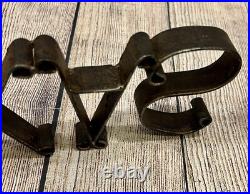 Vintage Cast Iron Texas Hanging Porch Wall Decor Sign Uncommon
