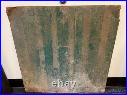 Vintage Chevron ORTHO Plant Foods & Protectants Metal Sign Chevron Chemical Co