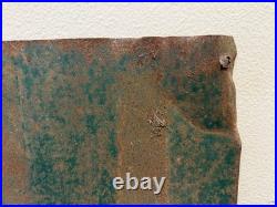 Vintage Chevron ORTHO Plant Foods & Protectants Metal Sign Chevron Chemical Co