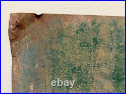 Vintage Chevron ORTHO Plant Foods & Protectants Metal Sign Chevron Chemical Co