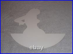 Vintage Chrysler Mopar Full Service Garage Woman 12 Metal Car Gasoline Oil Sign