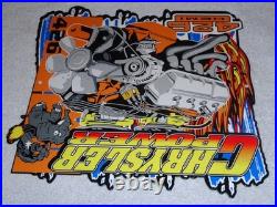 Vintage Chrysler Power 426 Hemi Motor Elephant 11 3/4 Metal Gasoline Oil Sign