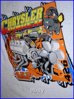 Vintage Chrysler Power 426 Hemi Motor Elephant 11 3/4 Metal Gasoline Oil Sign