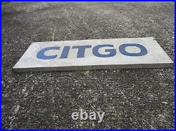 Vintage Citgo Gas Station Metal Sign Oil Automotive Repair shop
