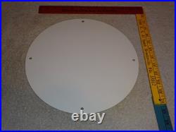 Vintage Clark Gasoline 11 3/4 Porcelain Metal Service Station Pump Plate Sign