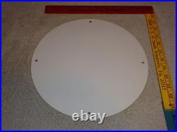 Vintage Clark Gasoline 11 3/4 Porcelain Metal Service Station Pump Plate Sign