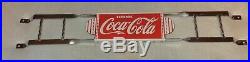 Vintage Coca Cola 31 Porcelain Metal Door Push Plate Soda Pop Gasoline Oil Sign