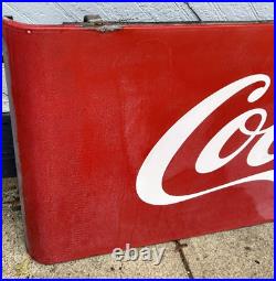 Vintage Coca Cola 68 Metal Advertising Sign