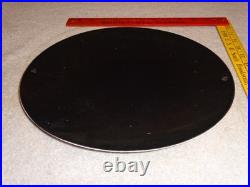 Vintage Coca Cola Soda Bottle Trademark Reg. 12 Domed Porcelain Metal Gas Sign