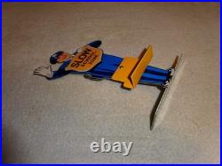 Vintage Coca Cola Stand-up Policeman Slow School Zone 12 Metal Soda Cop Sign