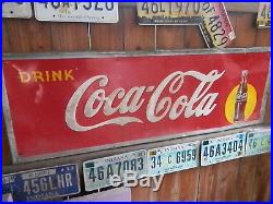 Vintage Coke Coca-cola Metal Sign