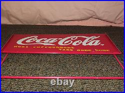 Vintage Coke Soda 1998 Coca Cola Co Real Refreshment Metal Advertising Sign