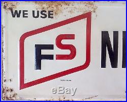 Vintage Collectable Metal Farm Sign FS NITROGEN