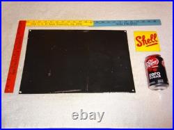 Vintage Columbia Dry Cell Batteries +devil 16 Porcelain Metal Gasoline Oil Sign