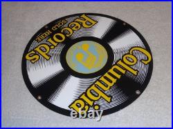 Vintage Columbia Records Grafonola Sold Here! Porcelain Metal Elvis Record Sign