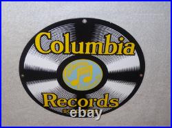 Vintage Columbia Records Grafonola Sold Here! Porcelain Metal Elvis Record Sign