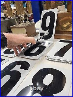 Vintage Couch And Philippi 10 Numbers MARQUEE SIGN BOARD 69 pieces