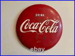 Vintage DRINK COCA-COLA 16 Metal Button In Original Condition, Advertising