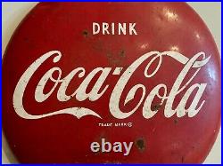 Vintage DRINK COCA-COLA 16 Metal Button In Original Condition, Advertising