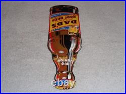 Vintage Dad's Root Beer Big Junior Size 15 Metal Dads Soda, Gasoline & Oil Sign