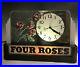 Vintage_Deco_Four_Roses_Whiskey_Sign_Advertising_Glass_Metal_Lighted_Clock_SMS_01_cxxz