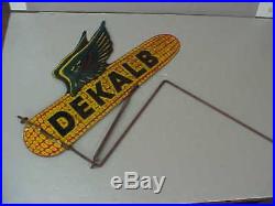 Vintage Dekalb Seed Corn Metal Weather Vane Sign