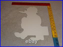 Vintage Dependable Ok Used Cars Salesman Cigar 1' Enamel Metal Gasoline Oil Sign