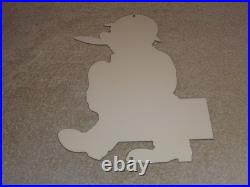 Vintage Dependable Ok Used Cars Salesman Cigar 1' Enamel Metal Gasoline Oil Sign