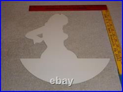 Vintage Dodge Brothers Motor Vehicle Service Garage? Woman Metal Gasoline Sign