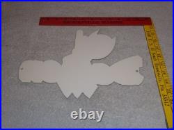 Vintage Dodge Demon Car & Devil 11 3/4 Metal Gasoline Oil Sign Challenger Satan