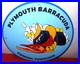 Vintage_Dodge_Plymouth_Barracuda_11_3_4_Porcelain_Metal_Car_Fish_Gas_Oil_Sign_01_vg