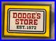 Vintage_Dodge_s_Store_Est_1872_Metal_Framed_Acrylic_Sign_3d_Raised_01_ejy
