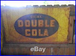 Vintage Double Cola Metal Sign