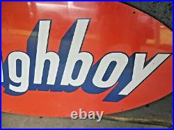 Vintage Doughboy Feeds 1962 Metal Sign 60 X 28 A. M. Sign Co. Lynchburg Va 6-62
