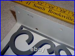 Vintage Drink Pepsi Cola Diecut 14 Metal Soda Pop Gasoline Oil Flange Sign M173