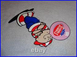 Vintage Dubble Bubble Boy Blowing Fleer Chewing Gum 10 Metal Gasoline Oil Sign