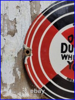 Vintage Duncan Porcelain Sign Rare Old Yo-yo Kids Toy Childs Yoyo D-boy Whistle