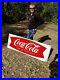 Vintage_Early_RARE_Coca_Cola_Soda_Pop_Metal_Fishtail_Sled_Sign_Coke_68X24_WOW_01_og