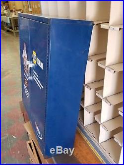 Vintage Echlin/napa Nascar Metal Wall Cabinet Good Condition Blue