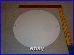 Vintage Enarco White Rose Gasoline 11 3/4 Porcelain Metal Canada Gas & Oil Sign