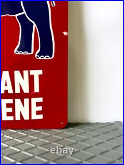 Vintage Esso Elephant Kerosene Rare Gas Oil Heavy Metal Sign- 24x16(60x40 cm)