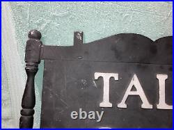 Vintage Estate aluminum sign TALL OAKS 23 x 15